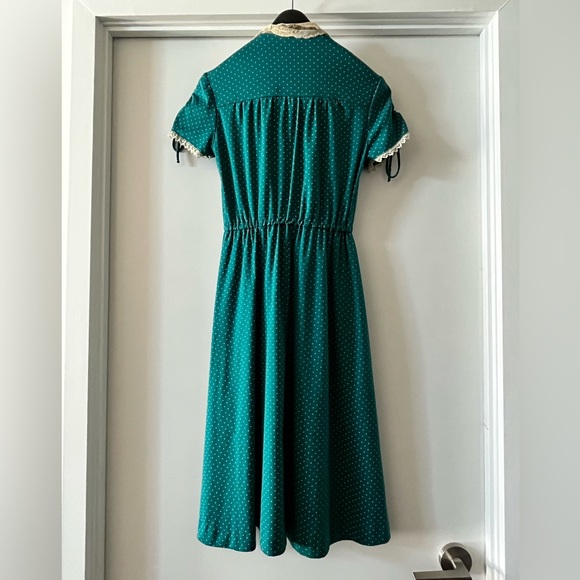Vintage Polka Dot Summer Dress - Picture 2 of 3